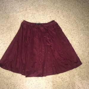 Maroon brandy Melville skirt